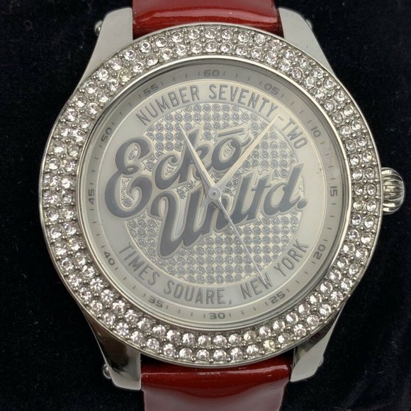 Marc Ecko Women's Watch Ladies Stainless Leather - Picture 1 of 10